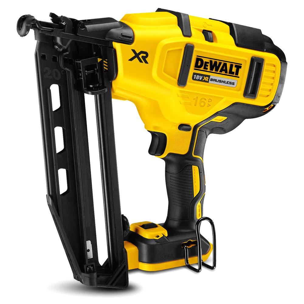 DeWalt DCN660N-XE 18V XR Li-ion Cordless Brushless 16Ga Second Fix Nailer - Skin Only