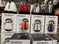Cordless Kettle 1.7L 360-degree Boil-dry protection Water level indicator LED on/off switch