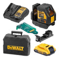 DeWalt DCLE34021D1-XE 18V XR 2.0Ah Li-ion Cordless Compact Green Beam Cross Line Laser
